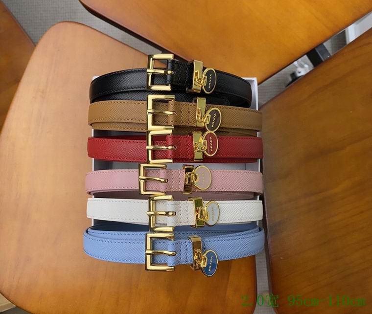 2025Prada Belt 20mm 1027