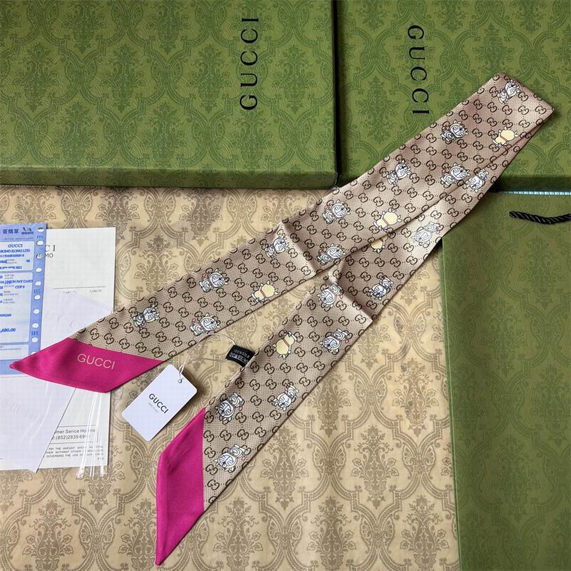 Gucci silk ribbon 6X100cm E012204