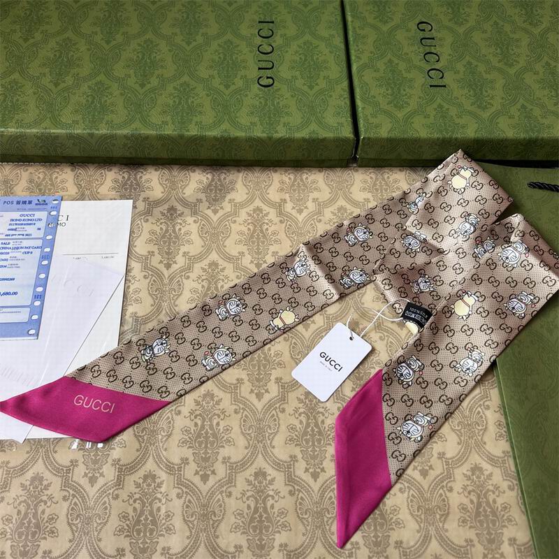 Gucci silk ribbon 6X100cm E012204